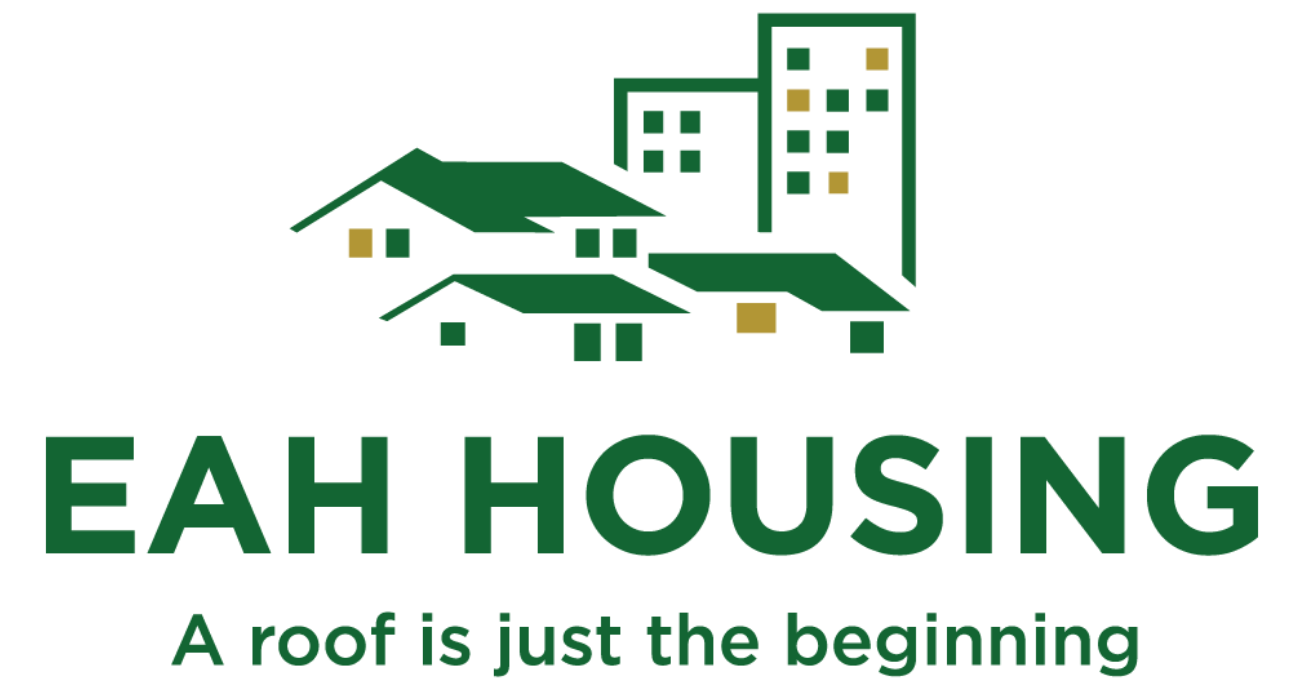 EAH housing logo. Received ECC (HERS) and mechanical acceptance testing services.